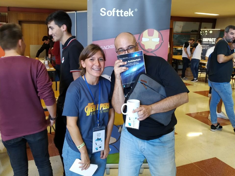 Asistentes en el espacio de encuentro de 2019